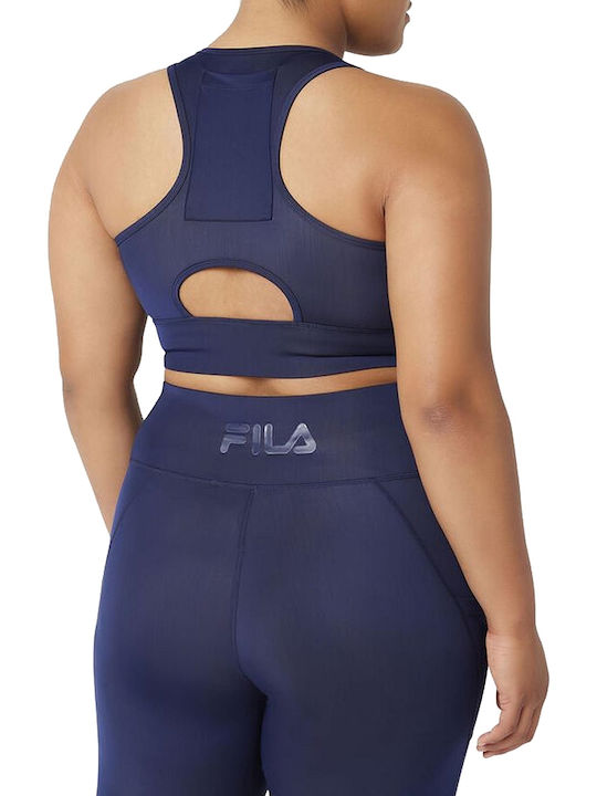 Fila Uplifting Women's Sports Bra without Padding Navy Blue