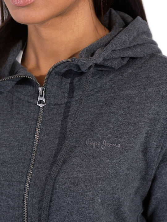 Anne Damen Sweatshirtjacke Kapuzen Charcoal