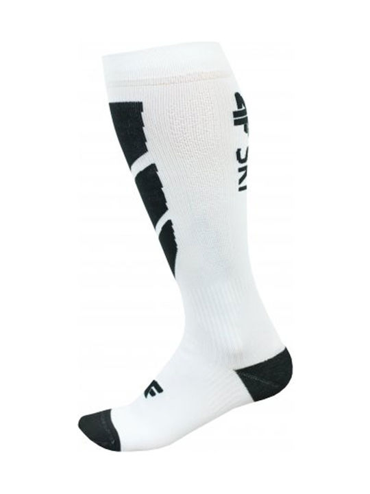 4F Ski & Snowboard Socks White 1 Pair