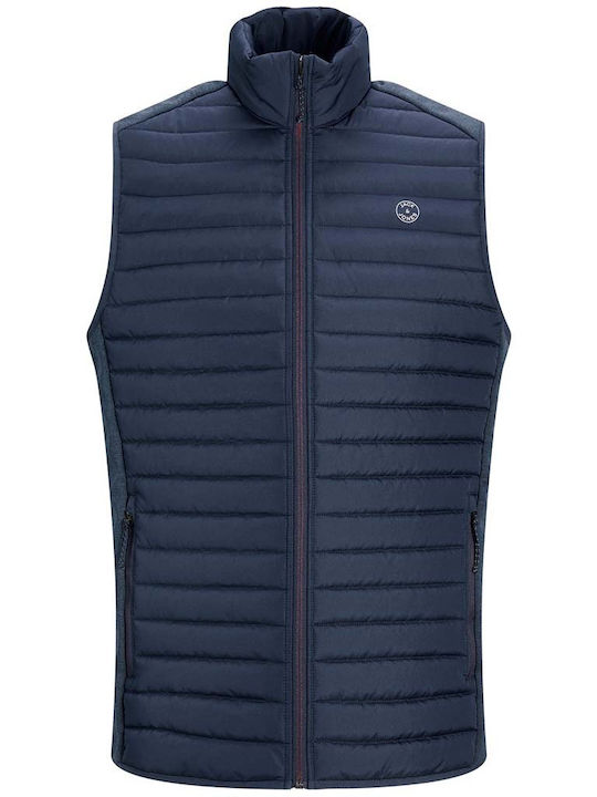 Sleeveless Jacket Puffer Navy Blue