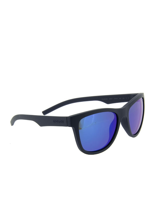 Polaroid Unbreakable Square Kids Sunglasses with Polarized Mirror Blue Lens
