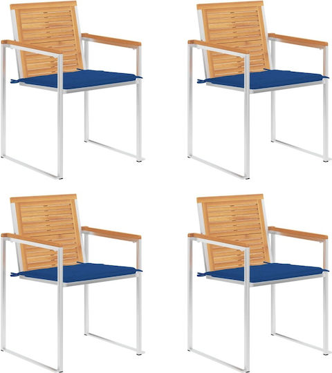 Καρέκλα 4τμχ 60x56x85εκ. Καρέκλα 4τμχ 60x56x85εκ.