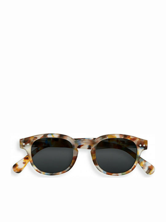 Izipizi C Square Kids Sunglasses Blue Tortoise For 5-10 Years