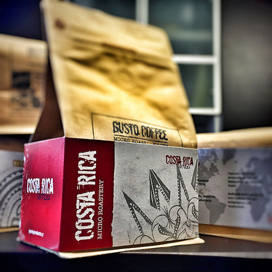 Gusto Espresso Kaffee Single Origin Arabica Costa Rica Gemahlen 250gr