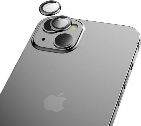 Hoco 3D Camera Protection Metal Frame Black for the iPhone 13 / 13 mini
