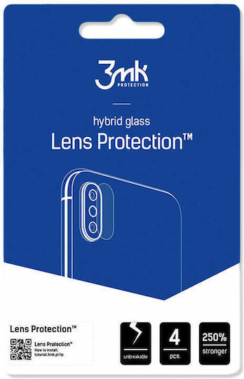 3MK Lens Protection 4pcs Camera Protection Tempered Glass for the Galaxy Note 20 Ultra