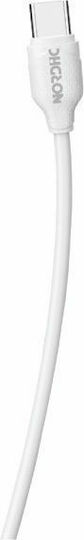 Nordic USB 2.0 Cable USB-C male - USB-A Λευκό 1m