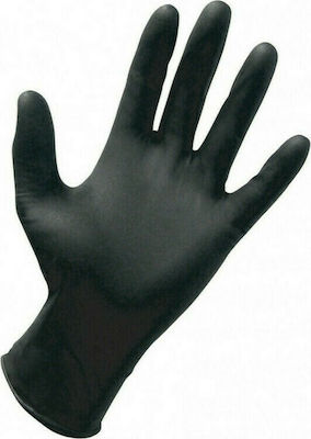 GMT Super Gloves Extra Strong Handschuhe Nitril Puderfrei in Schwarz Farbe 1000Stück