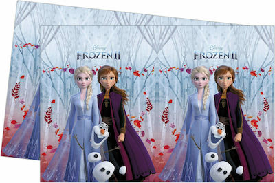 Amscan Τραπεζομάντηλο Party Πλαστικό Frozen & Elsa Πολύχρωμο 180x120cm