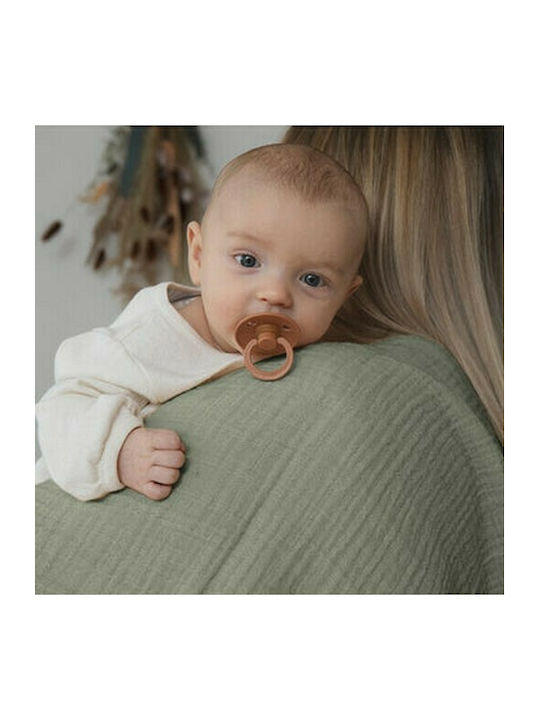 Bibs Swaddle Πάνα Αγκαλιάς από Μουσελίνα Μωβ 120x120εκ.