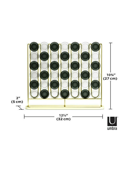 Umbra Офис Декорация от Метал 5x27x32см в Златист цвят Umbra Офис Декорация от Метал 5x27x32см в Златист цвят