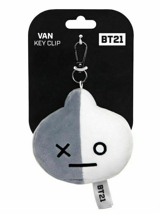 Aurora Μπρελόκ Line Friends BT21 - Van Υφασμάτινο Γκρι