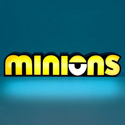 Fizz Creations Kids Decorative Lamp Minions Logo Yellow 30εκ.