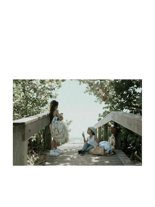 Play&go Outdoor Surf Kids Rug Beige 140x140cm