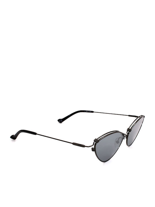 Adidas Women's Sunglasses with Silver Metal Frame and Gray Lens AOM012-078000