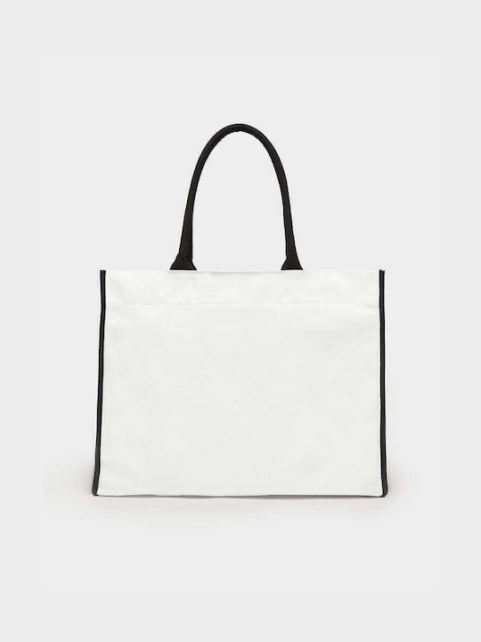 Etere Shoulder bag canvas Penny Black 55110722 white