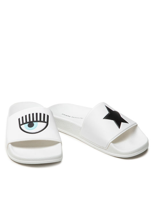 Women's Slides White
