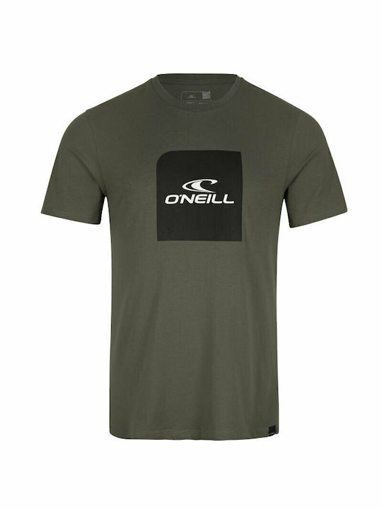 O'neill Cube T-shirt Bărbătesc cu Mânecă Scurtă Kaki