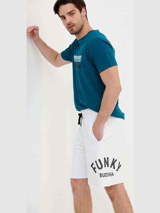 Men's Athletic Shorts White