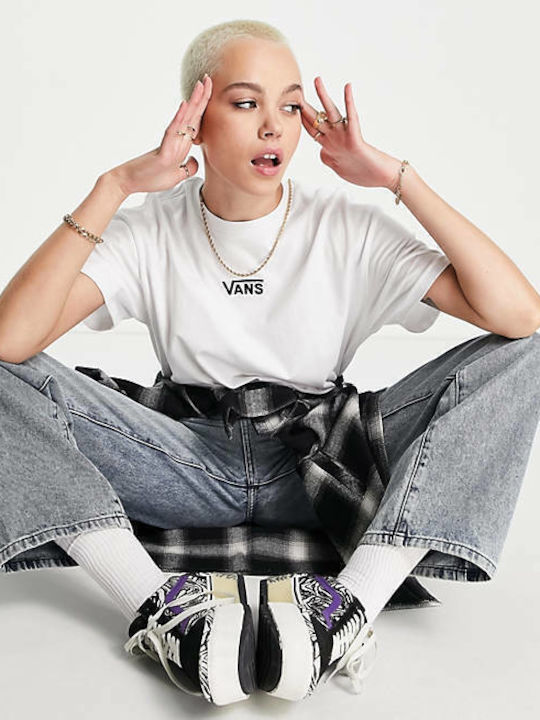 Flying V Γυναικείο Oversized T-shirt Λευκό