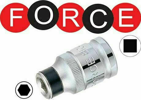 Force Adapter with Socket 3/8'' and Output Bit Holder