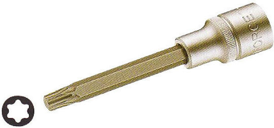 Force Torx Long 1/2" - T100 Long Walnut with Torx Head and Socket 1/2'' T100x100mm