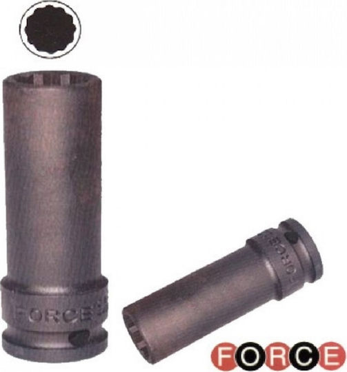 Force Socket Pneumatic Phillips Long with Square Drive 1/2" Diameter 21mm