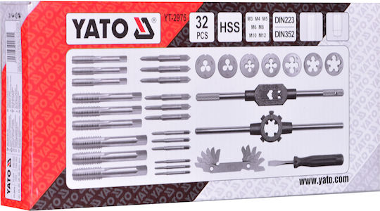 Yato Folding Hex Key Set Φιλιέρες HSS 32τμχ
