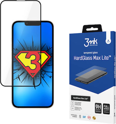 3MK HardGlass Max Lite Full Face Tempered Glass (iPhone 14 Plus / 13 Pro Max)