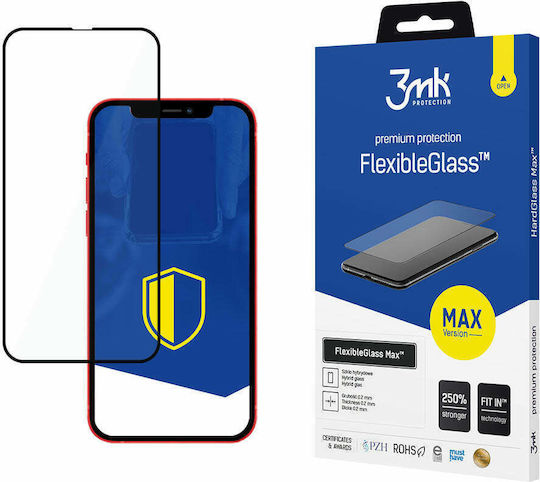 3MK FlexibleGlass Max 0.3mm Ceramic Full Face Tempered Glass (Oppo A16, A16s)