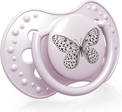 Lovi Baby Botanic Orthodontische Schnuller Silikon Mangekyō für 3-6 Monate 2Stück