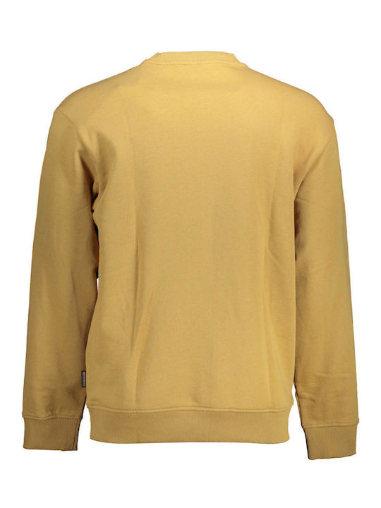 Napapijri Herren Sweatshirt mit Taschen Beige