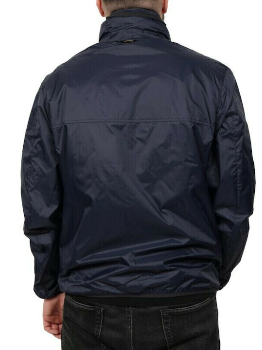 Winter Jacket Windproof Navy Blue