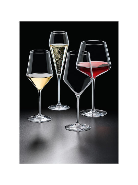 Max Home Edge Pahar pentru Vin Roșu din Sticlă Pahar 520ml 1buc