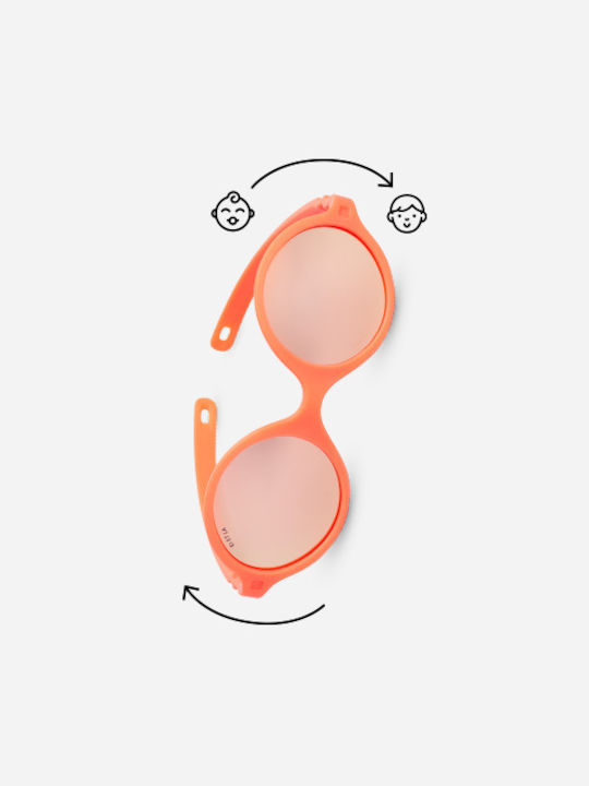 KiETLA Diabola Unbreakable Baby Kids Sunglasses Fluo Orange For 0-1 Year