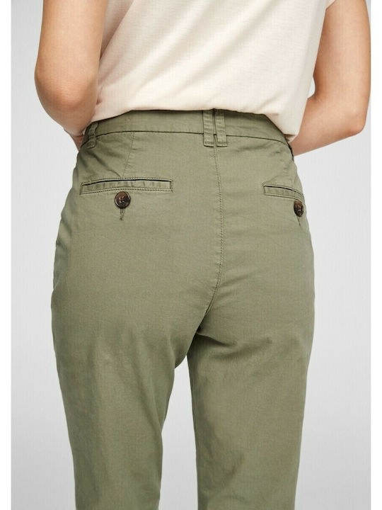 Red Label Women's Chino Trousers Regular Fit Khaki