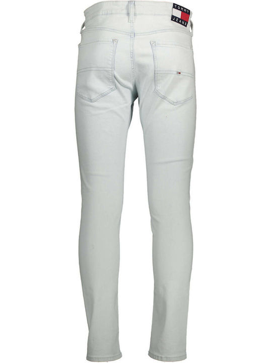 Tommy Hilfiger Ανδρικό Παντελόνι Τζιν Ελαστικό Λευκό