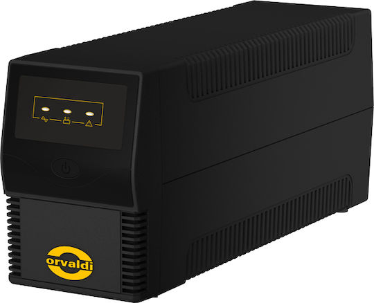 Orvaldi ID600 UPS Line-Interactive 600VA 360W με 2 Schuko Πρίζες