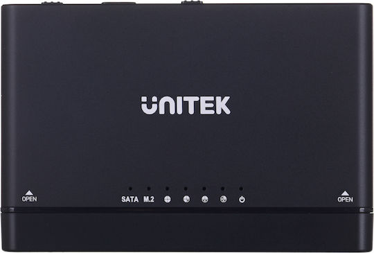 Unitek Твърд диск кутия M.2 SATA III / PCI Express NVMe с връзка USB 3.2 в Черен цвят