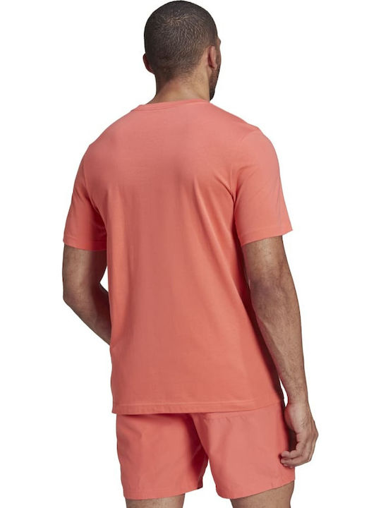 adidas Essentials Καλοκαιρινή Ανδρική Μπλούζα Πιτζάμας Βαμβακερή Semi Turbo adidas Essentials Καλοκαιρινή Ανδρική Μπλούζα Πιτζάμας Βαμβακερή Semi Turbo