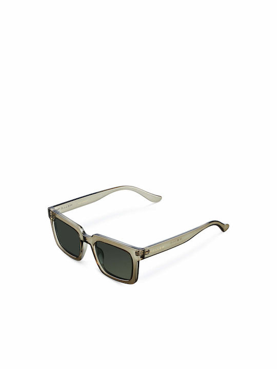 Meller Taleh Sunglasses with Stone Olive Plastic Frame and Green Polarized Lens TA-STONEOLI