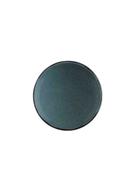 Max Home Mood ColorX Servierschüssel Rund aus Porzellan Blau mit Durchmesser 20cm