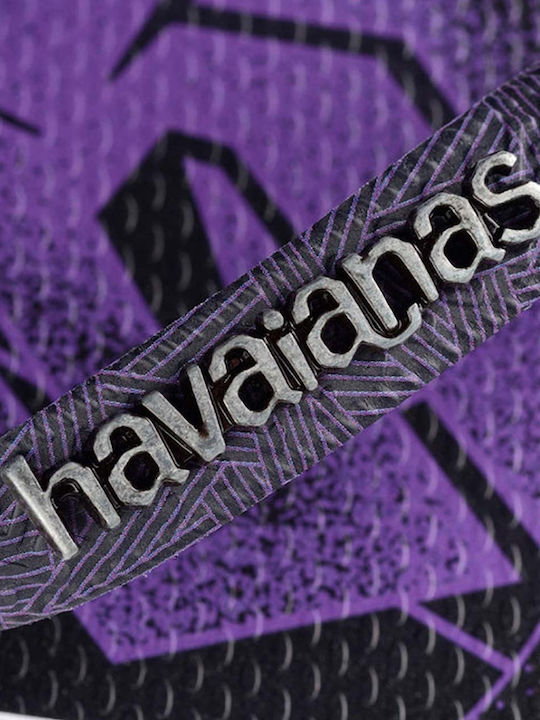 Havaianas Top Marvel Flip Flops σε Μαύρο Χρώμα