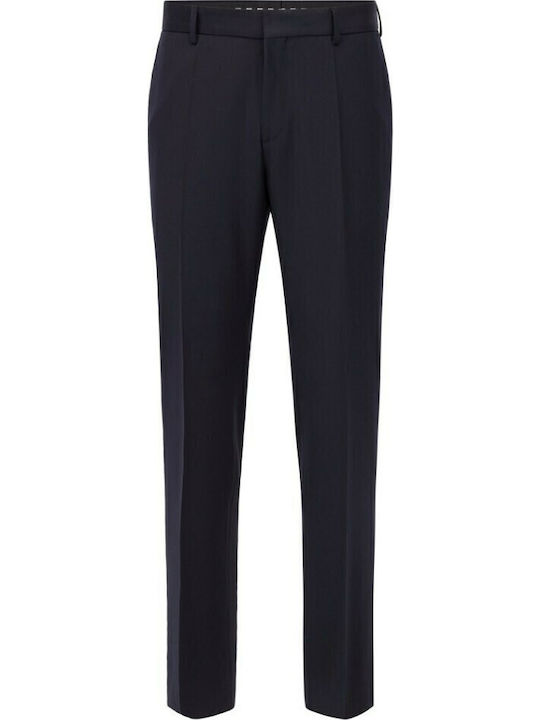 Trousers Suit in Slim Fit Navy Blue