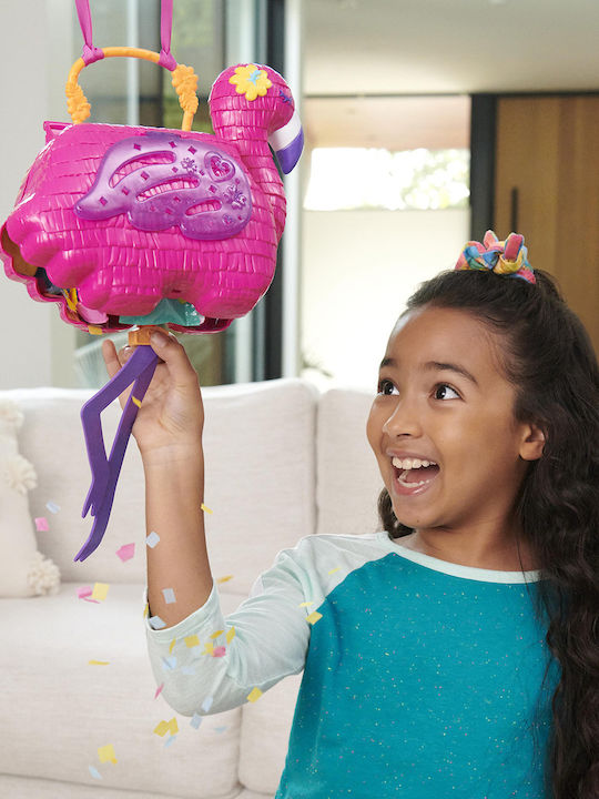 Polly Pocket Flamingo Pinata Easter Candle with Toys for 4+ Years Mattel