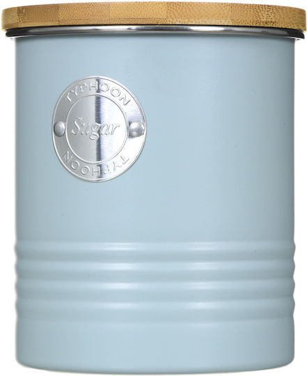 Typhoon Sugar Jar with Metal Blue Lid 1000ml