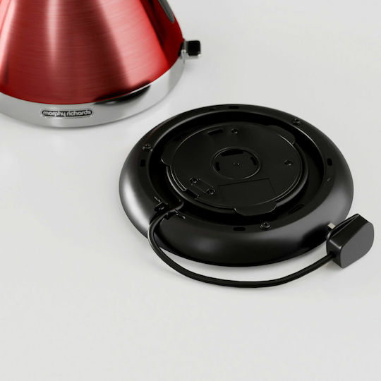 Morphy Richards Venture Pyramid Retro Кана 1.5лт 3000W Червен