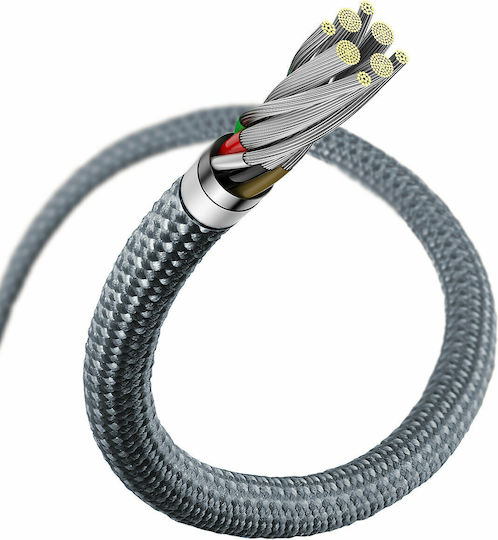 Baseus Dynamic Braided USB-C to Lightning Cable 20W Gray 2m (CALD000116)
