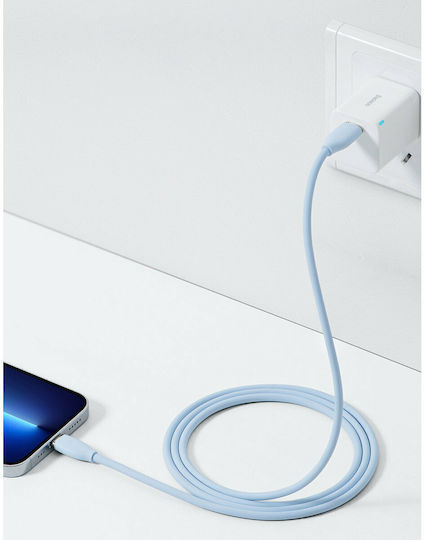 Baseus Jelly Liquid Silica Gel USB-C to Lightning Cable 20W Μαύρο 1.2m (CAGD020001)