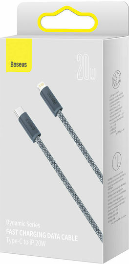 Baseus IPhone Braided USB-C to Lightning Cable 20W Gray 1m (CALD000016)